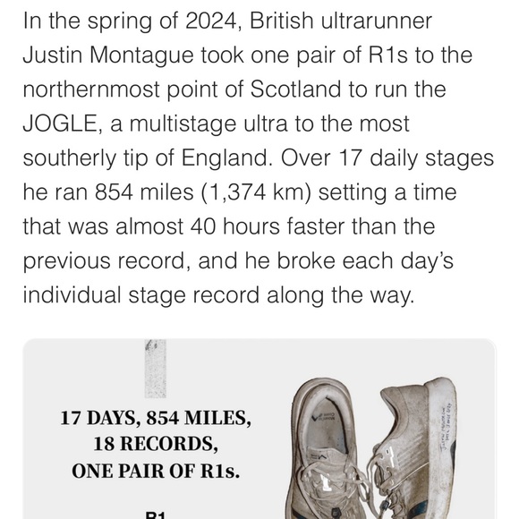 Mountain to Coast R1, White/Black 9.5 Men’s Running shoes - Picture 12 of 16